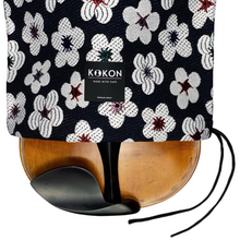 Load image into Gallery viewer, "Hana" jacquard viola sleeve drawstring
