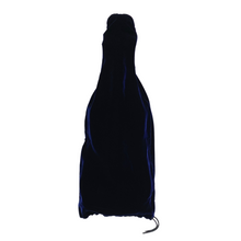 Load image into Gallery viewer, Midnight blue velvet violin sleeve drawstring