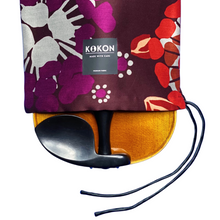 Load image into Gallery viewer, "Tsubomi" wool silk blend violin sleeve drawstring