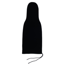 Load image into Gallery viewer, Black velvet violin sleeve drawstring