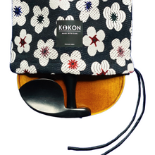 Load image into Gallery viewer, "Hana" jacquard violin sleeve drawstring