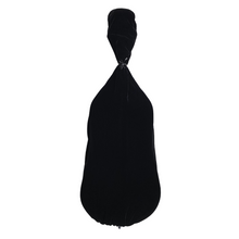 Load image into Gallery viewer, Black velvet cello sleeve drawstring