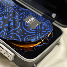 Load image into Gallery viewer, "Bleu" silk satin violin sleeve