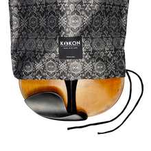 Load image into Gallery viewer, "Baroque" silk yarn dyed brocade viola sleeve drawstring